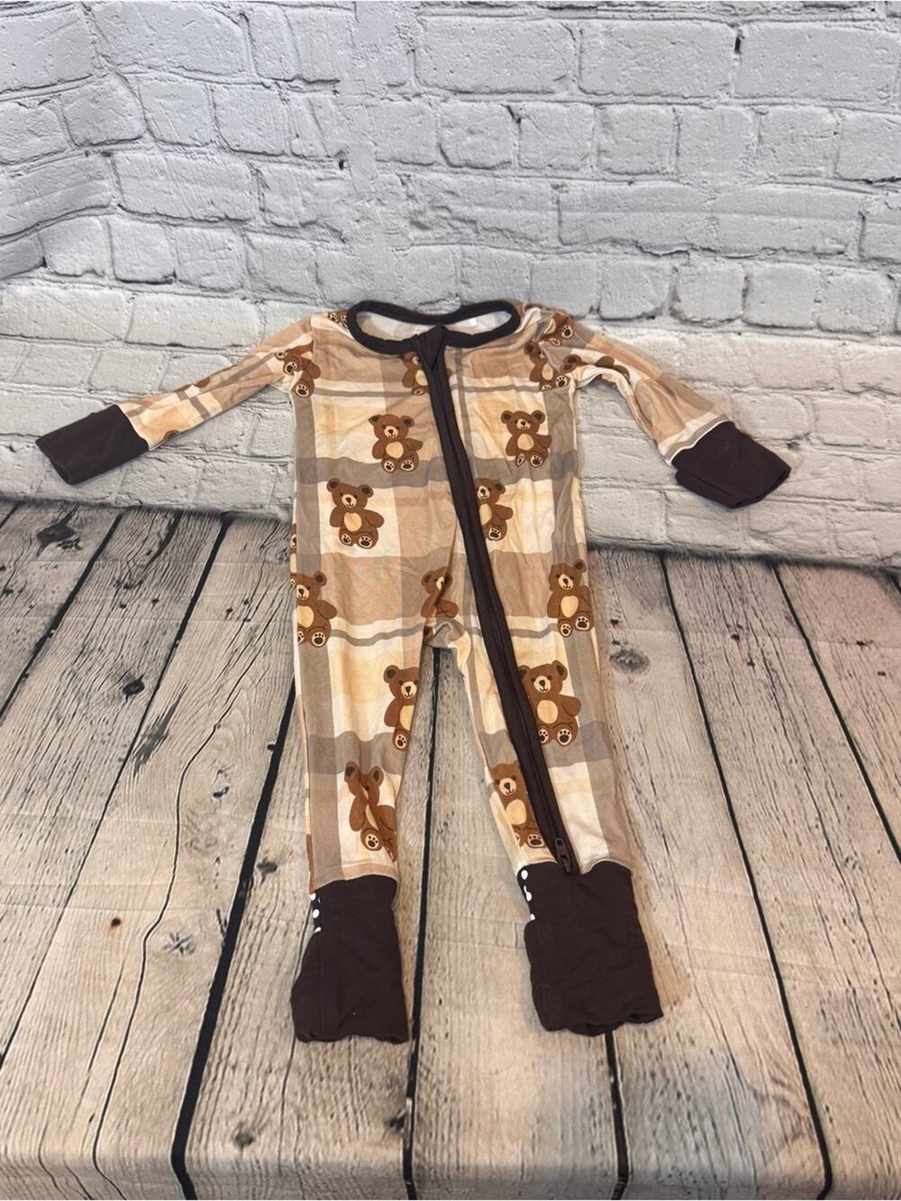 Little Peanut Bamboo Teddy Bear Zippie